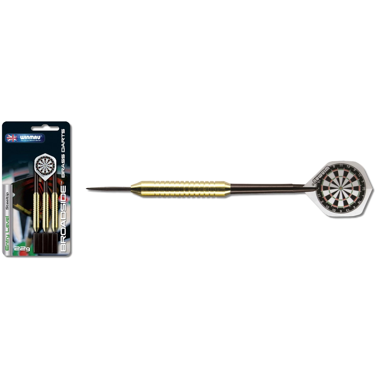Winmau Dartscheibe Original Blade 6 inkl. 2 Steeldart Sets Produktbild